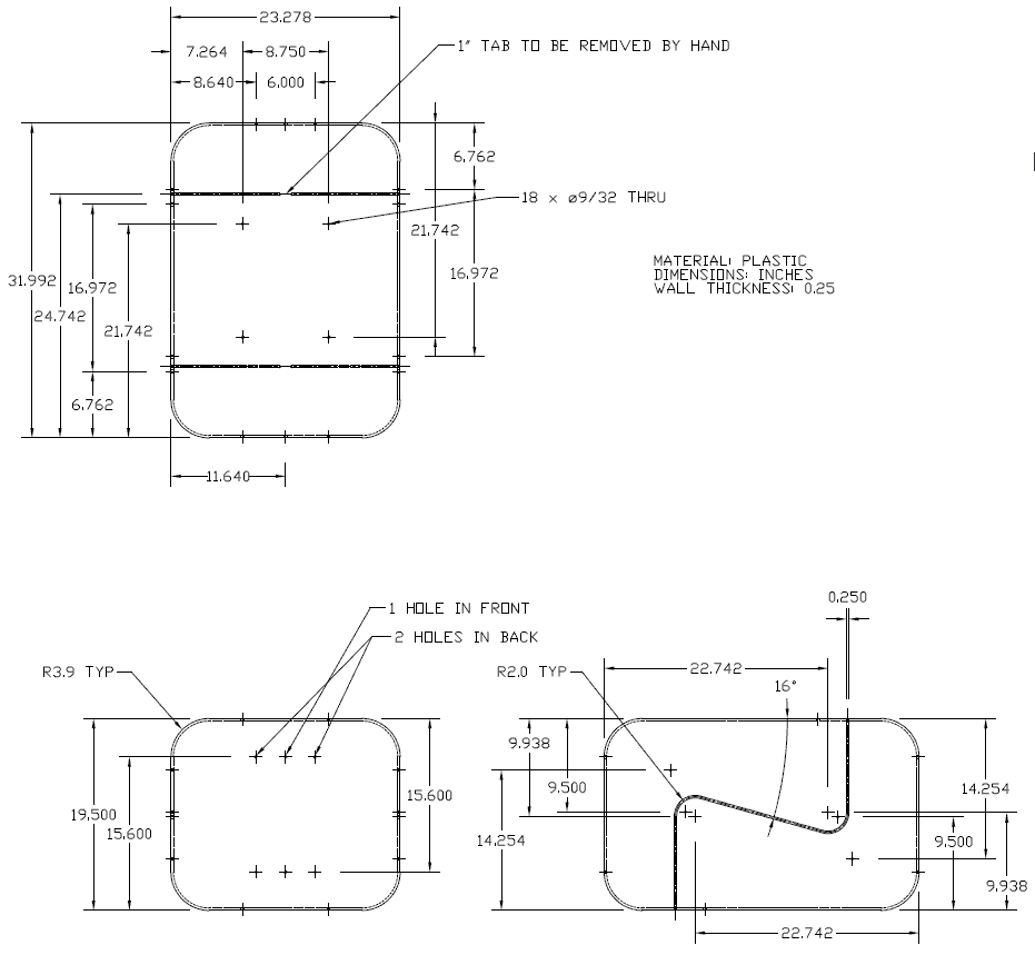 Dimensioned Part