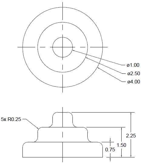 Dimensioned Part