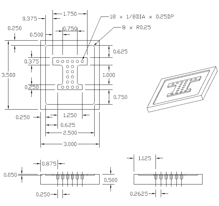 Dimensioned Part