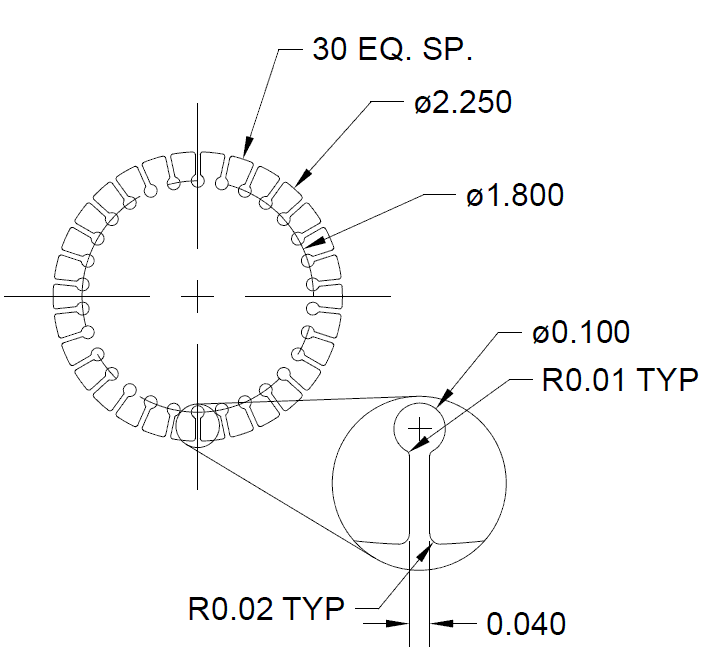 Dimensioned Part