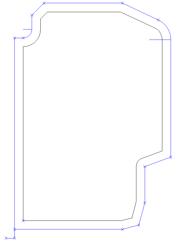 Points and Lines on Tool Path